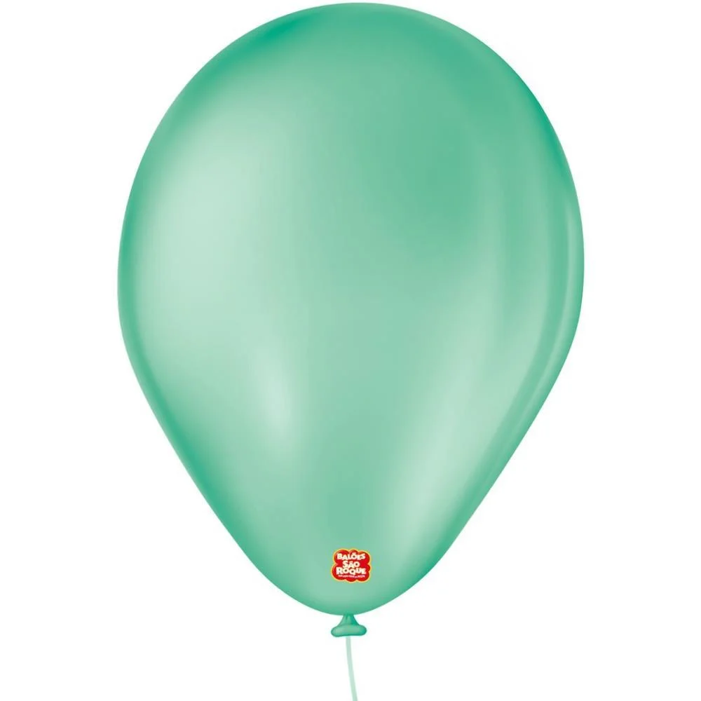 Balao 7 Liso Verde Thifany Imperial Sao Roque (Pct.c/50)