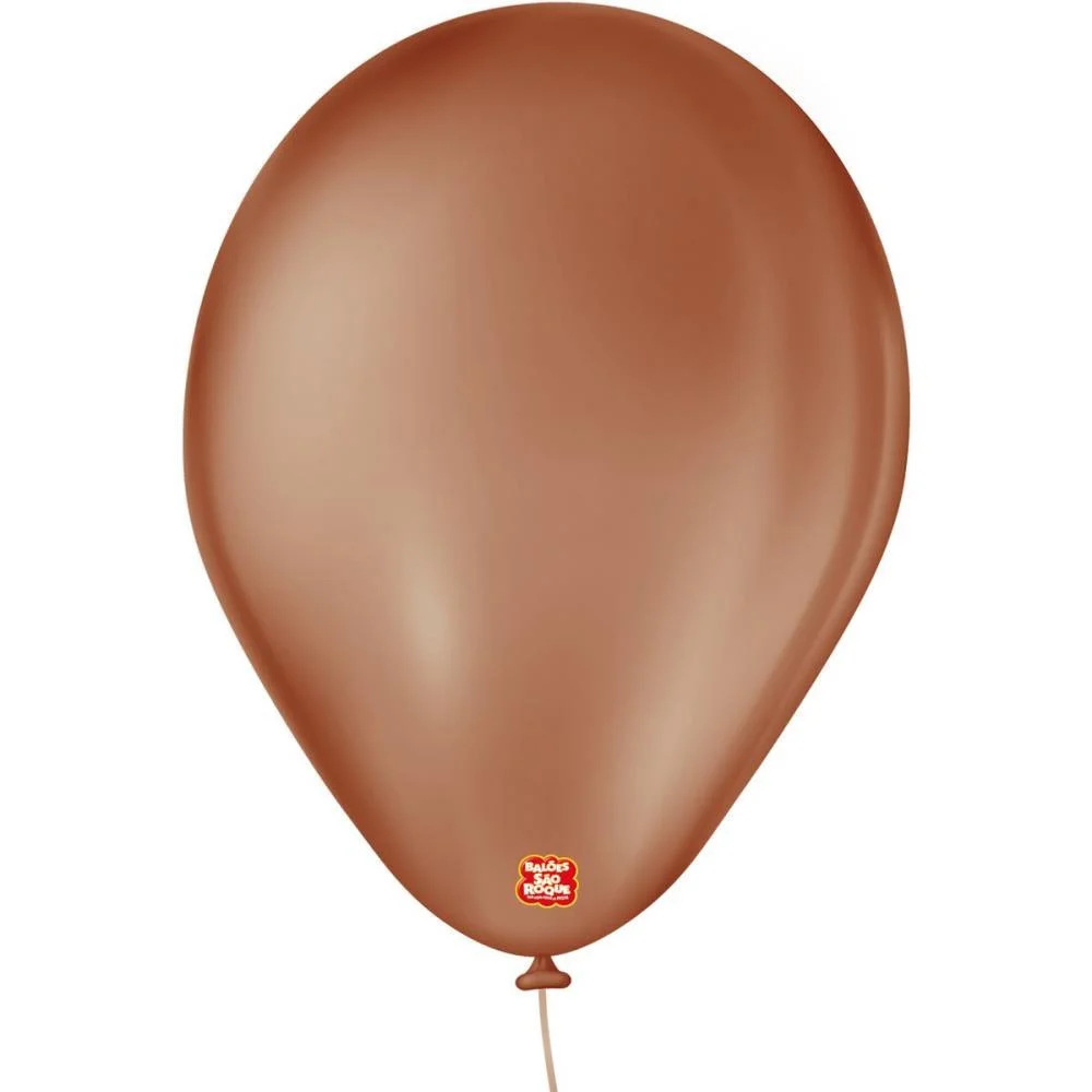 Balao 7 Liso Marrom Imperial Sao Roque (Pct.c/50)