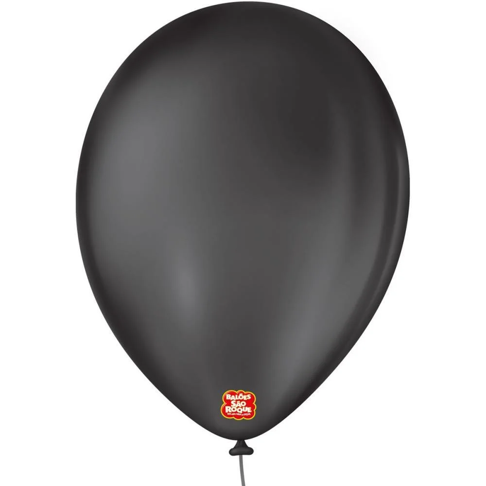Balao 9 Liso Preto Ébano Sao Roque (Pct.c/50)