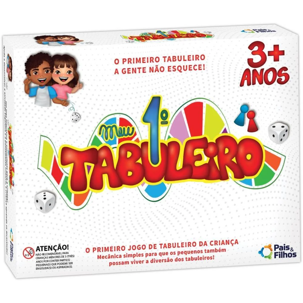 Jogo De Tabuleiro Meu Primeiro Tabuleiro Pais E Filhos