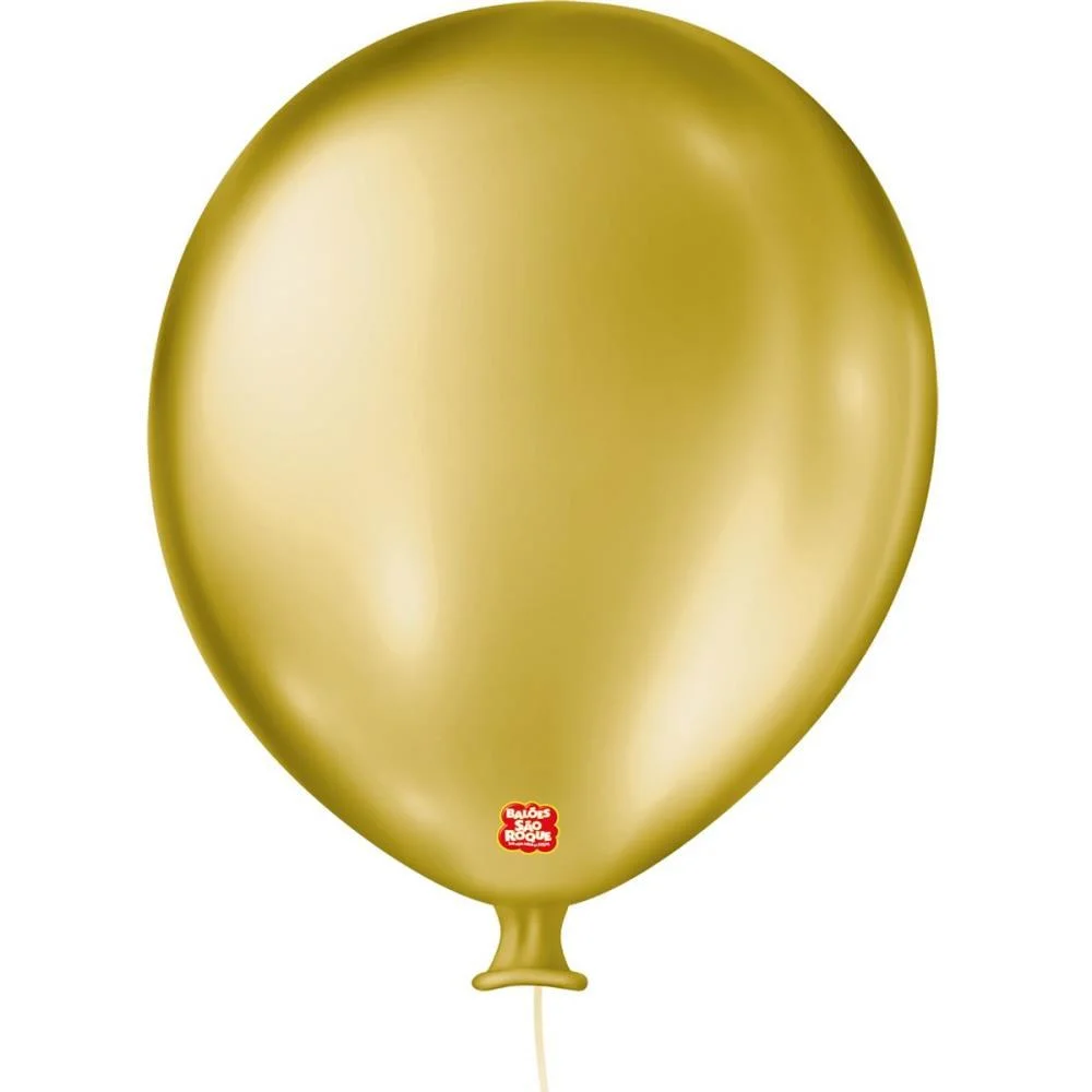 Balao Gigante Dourado Sao Roque