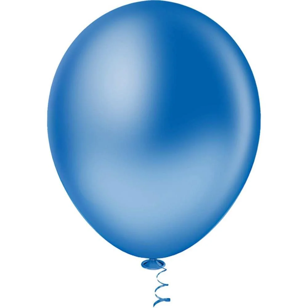 Balao 9 Liso Azul Gran Festa Riberball (Pct.c/50)