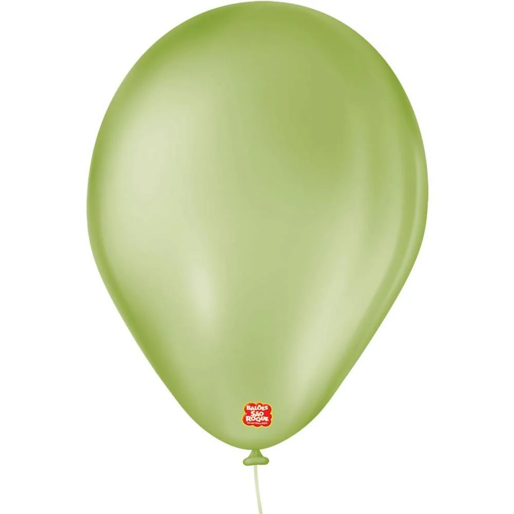 Balao 7 Liso Verde Eucalipto Imperial Sao Roque (Pct.c/50)