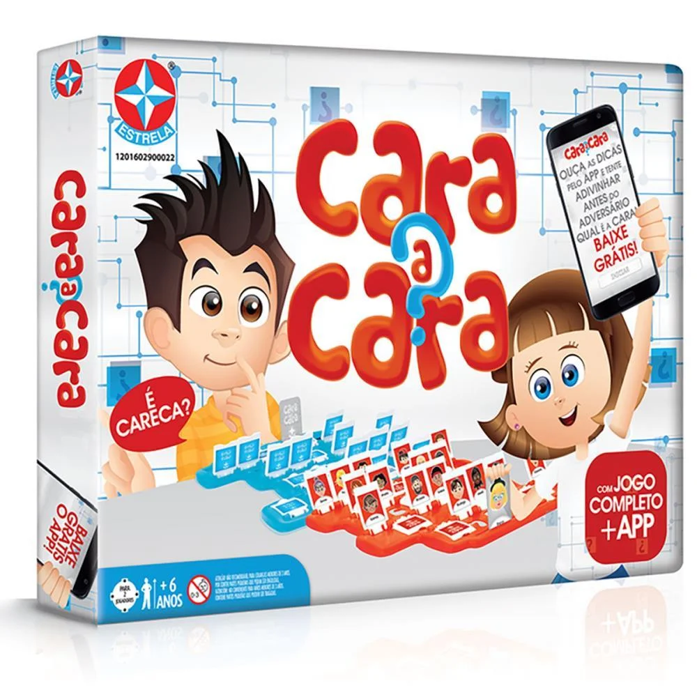 Jogo Diverso Cara A Cara A Partir De 6Anos Estrela
