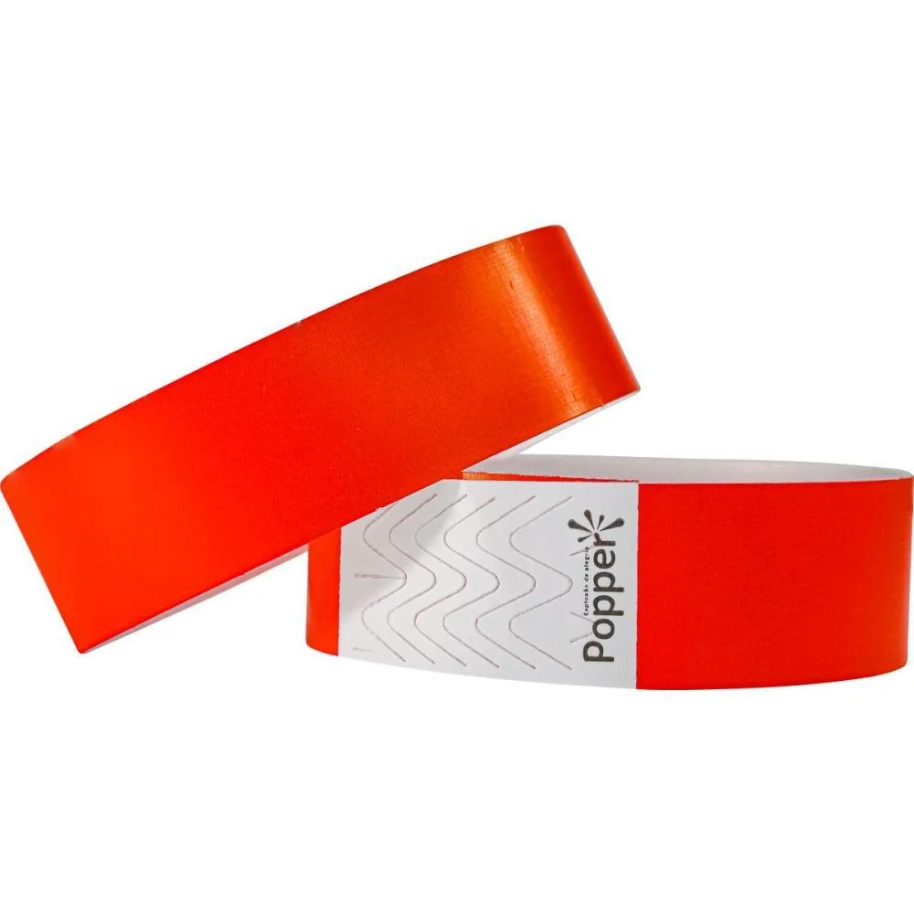 Pulseira Identificacao Sintetica Vermelha Klf Festas (Pct.c/50)