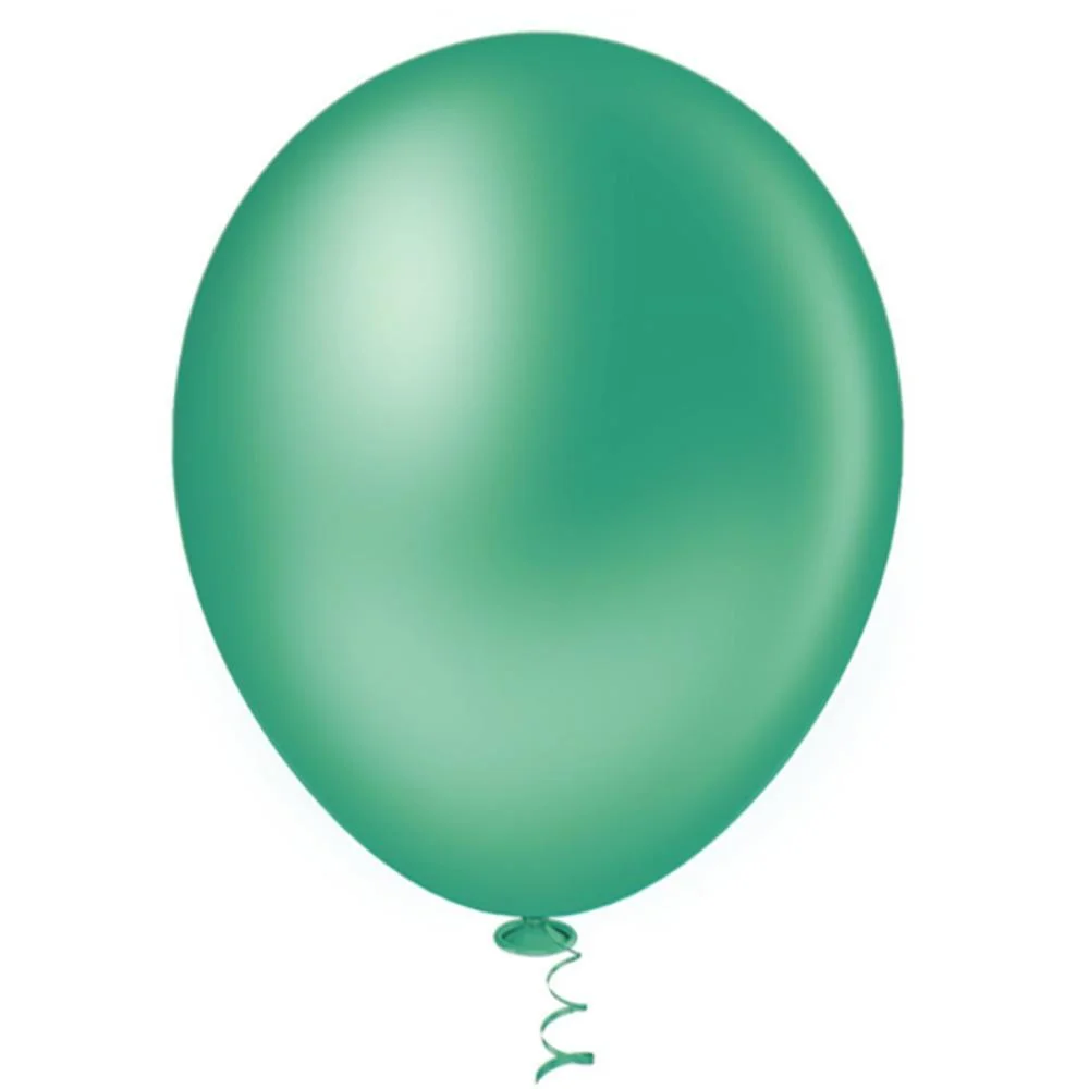 Balao 9 Liso Verde Gran Festa Riberball (Pct.c/50)