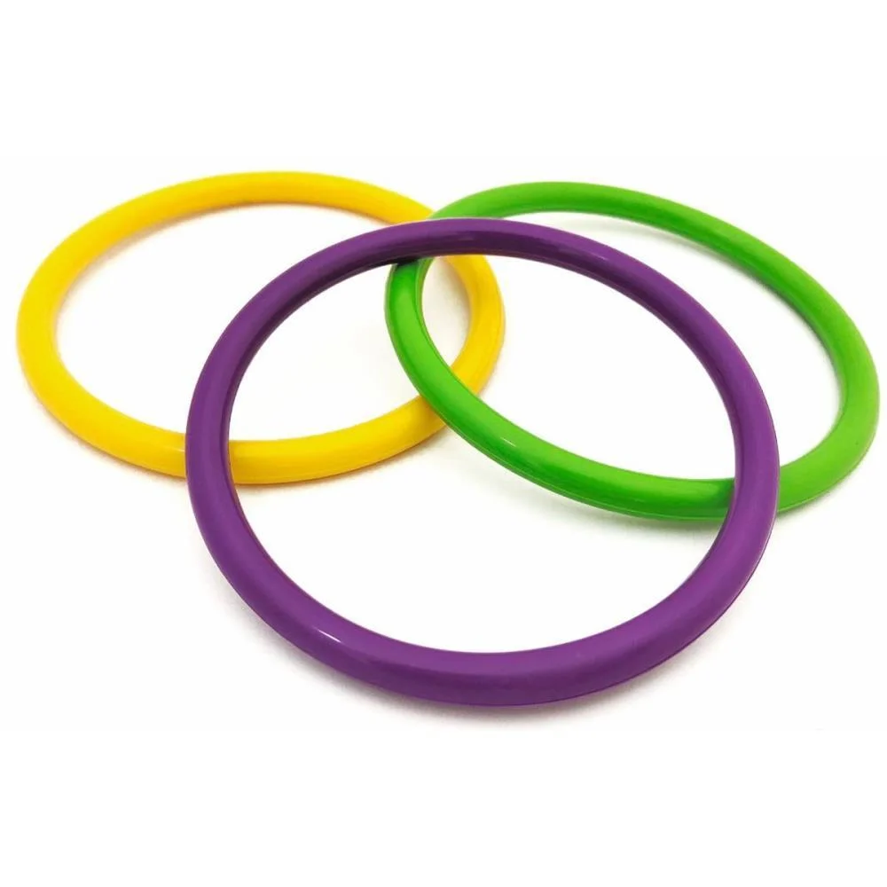 Artigo Para Festa Argolas 10,5Cm C/10 Unidades Leplastic