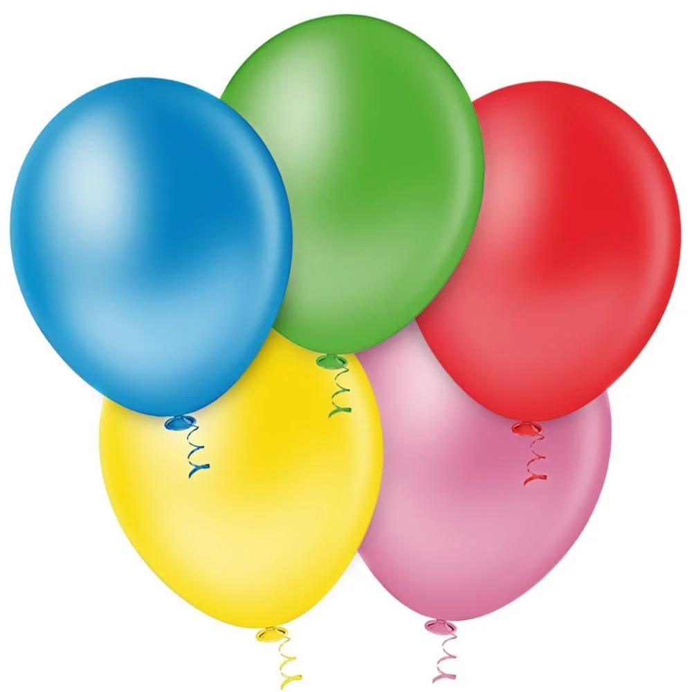 Balao 5 Liso Sortido Riberball (Pct.c/50)