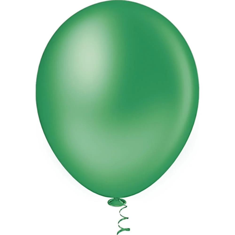 Balao 5 Liso Verde Riberball (Pct.c/50)