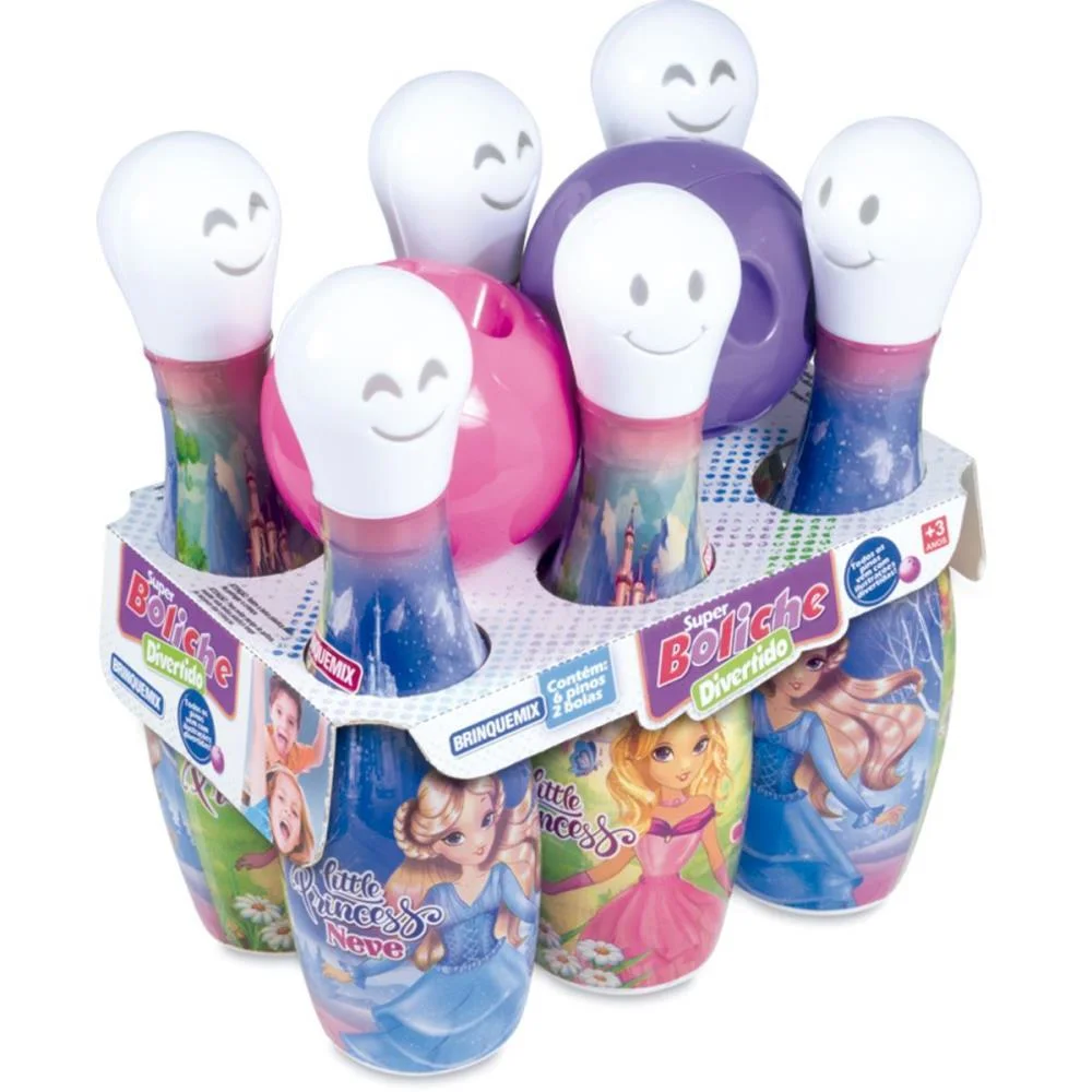 Boliche Super Boliche Menina 6 Pinos Brinquemix