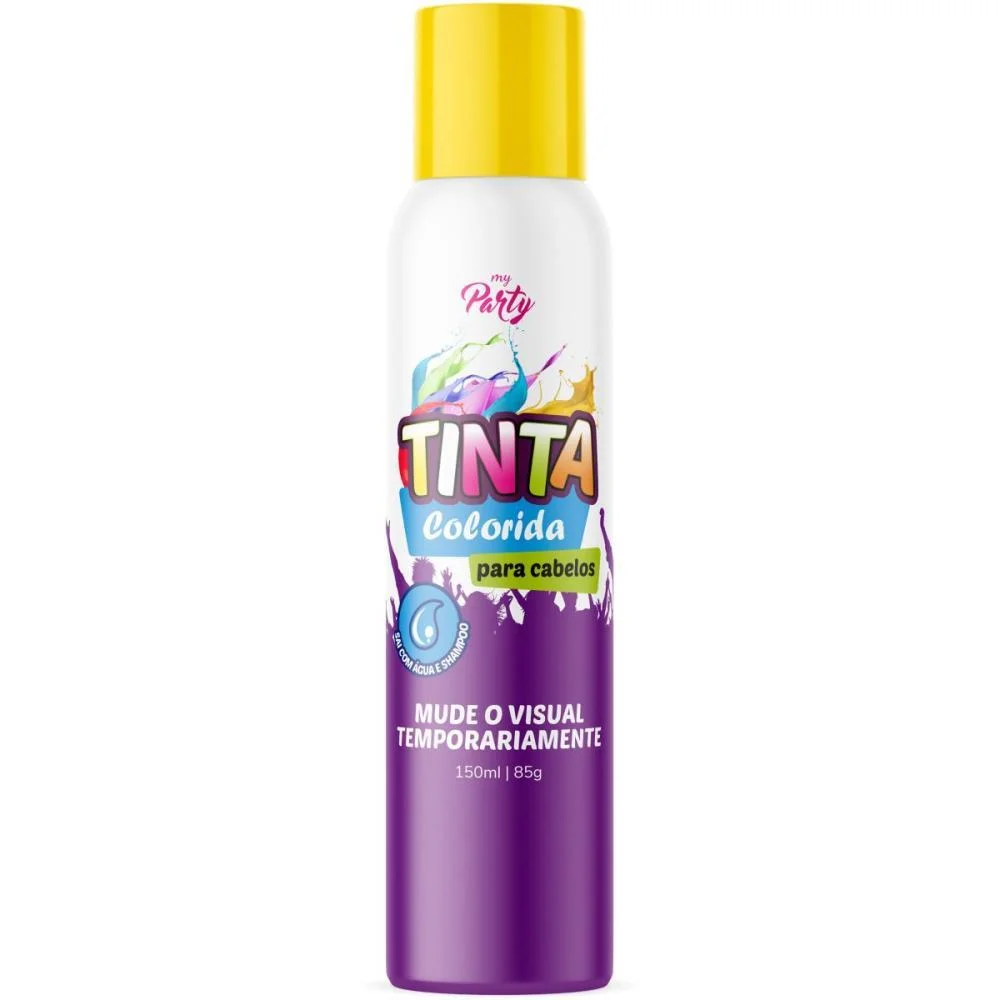 Pinta Cabelo 150Ml Amarelo Brasil Aeroflex (Cx.c/12)