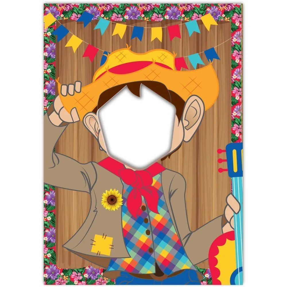 Festa Junina Painel Decorativo Menino Festcolor