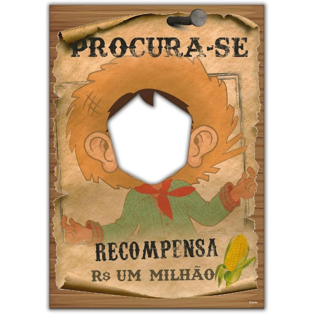 Festa Junina Painel Decorativo Procura-Se Festcolor