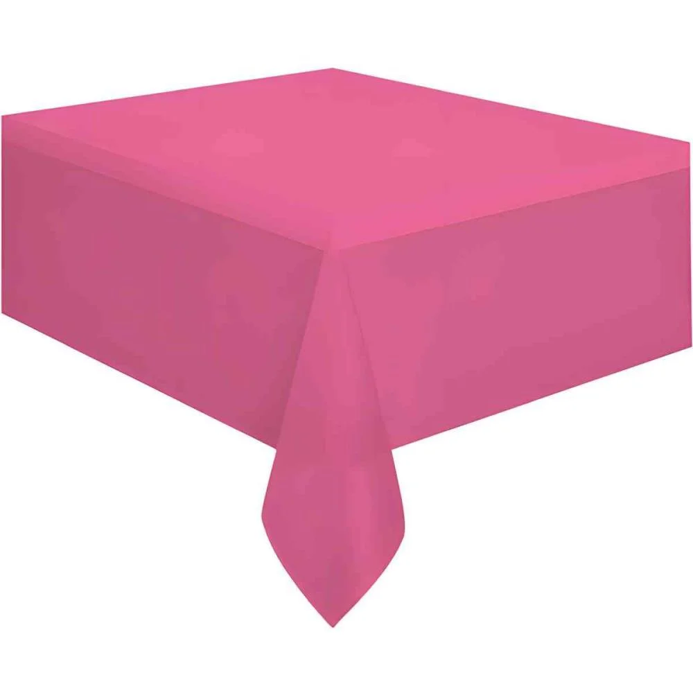 Toalha Plastica 78X78Cm Pink Xingo Embalagens (Pct.c/10)