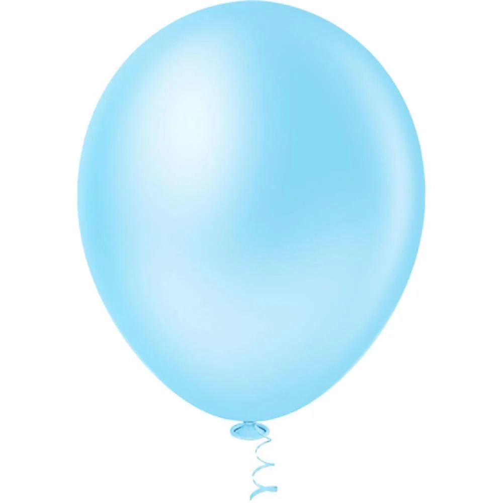 Balao 8 Liso Azul Claro Pic Pic Riberball (Pct.c/50)