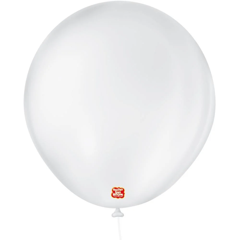Balao 8 Liso Branco Polar Sao Roque (Pct.c/50)