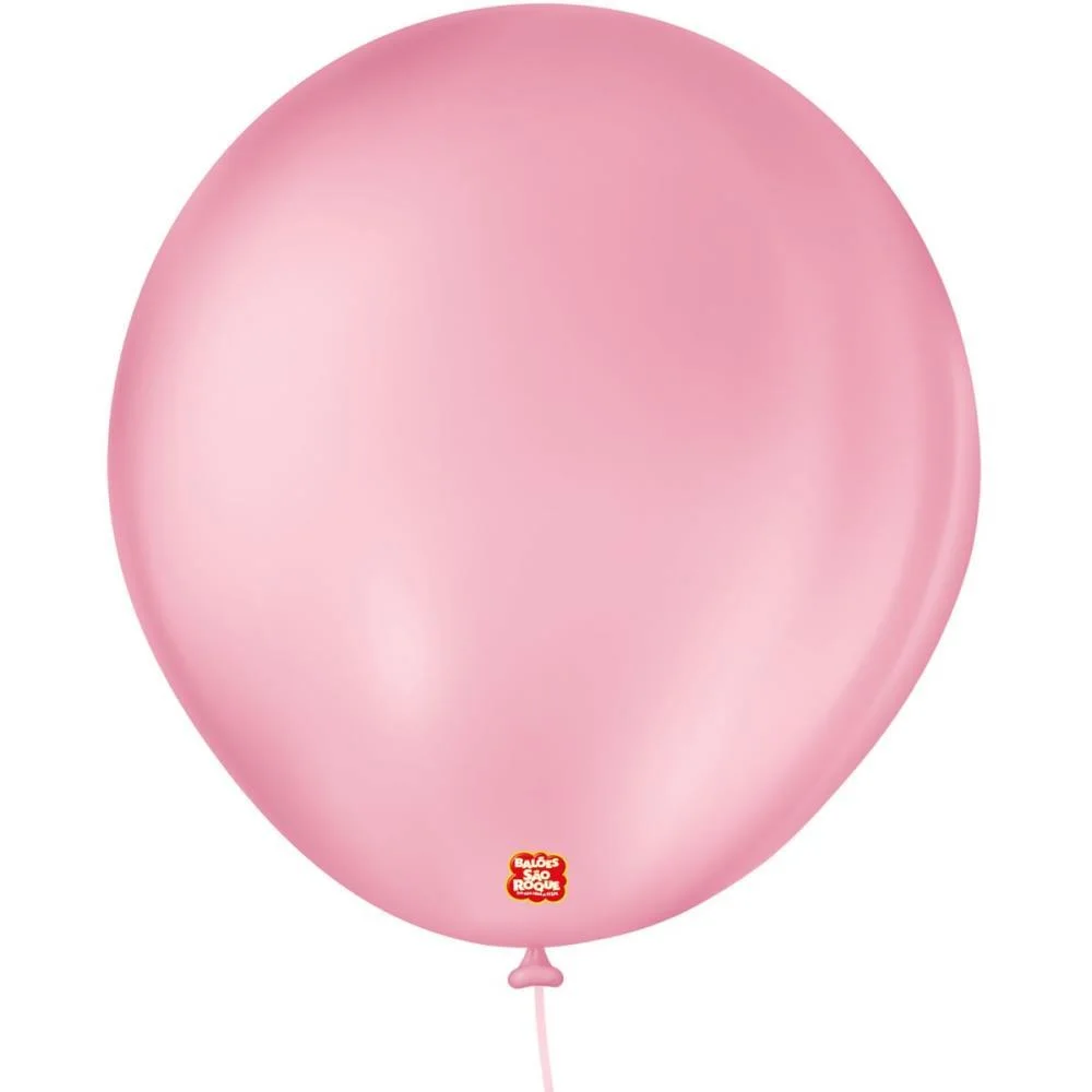 Balao 8 Liso Rosa Tutti Frutti Sao Roque (Pct.c/50)