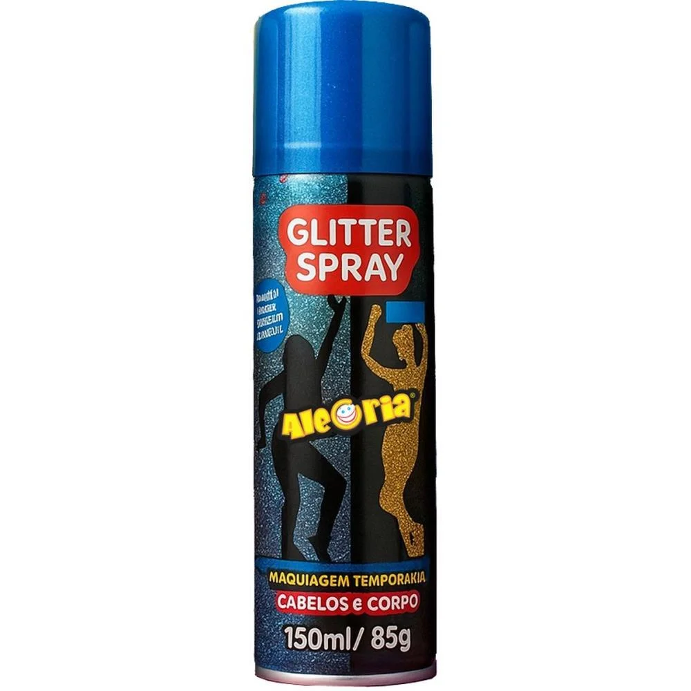 Pinta Cabelo 150Ml Glitter Cabelo/Corpo Az Dalegria (Cx.c/12)