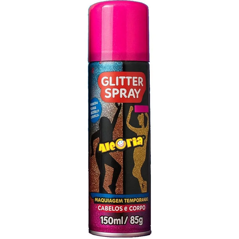 Pinta Cabelo 150Ml Glitter Cabelo/Corpo Rs Dalegria (Cx.c/12)