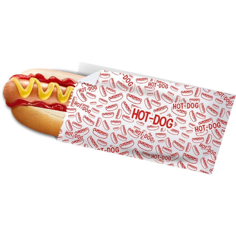Embalagem Para Alimentos Saco Fundo Hotdog 11X20X2Cm Festcolor C/ 100 Unidades