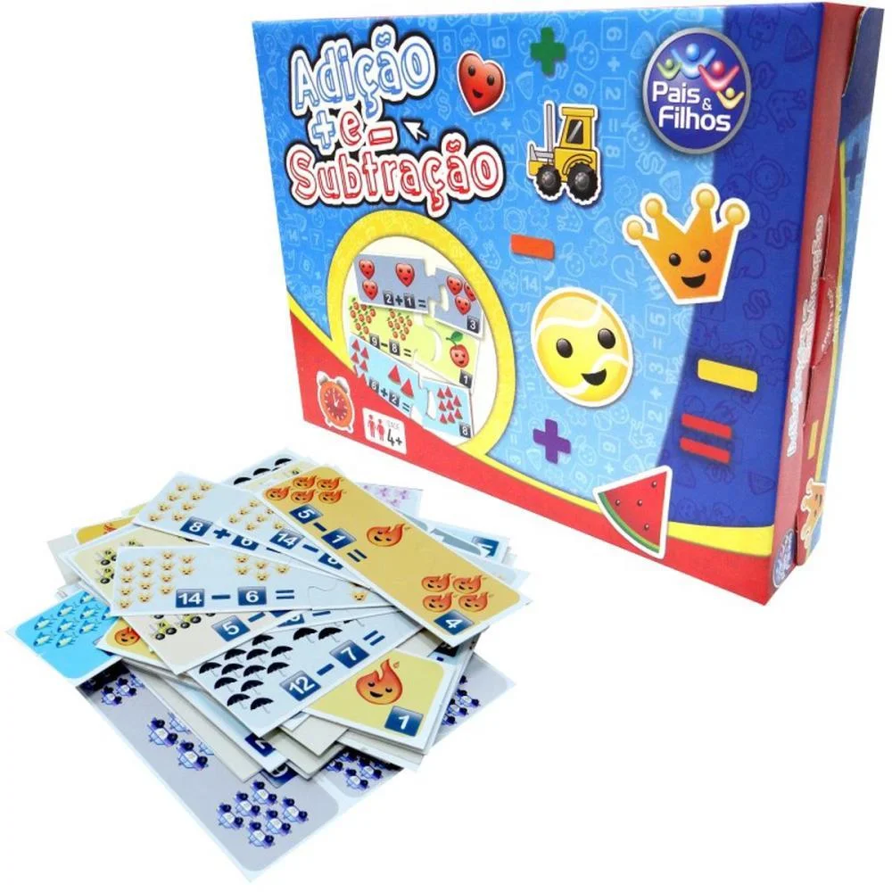 Jogo Diverso Adicao E Subtracao Pais E Filhos