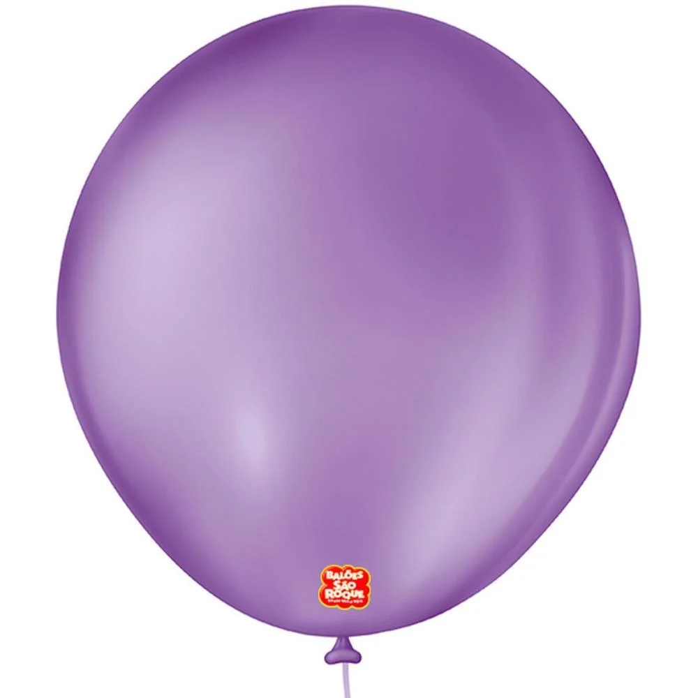 Balao 7 Liso Redondo Roxo Ametista Sao Roque (Pct.c/50)