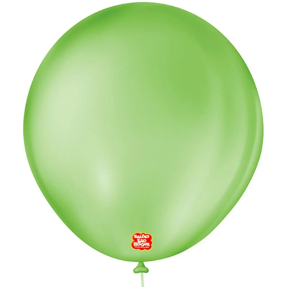 Balao 7 Liso Redondo Verde Maca Sao Roque (Pct.c/50)