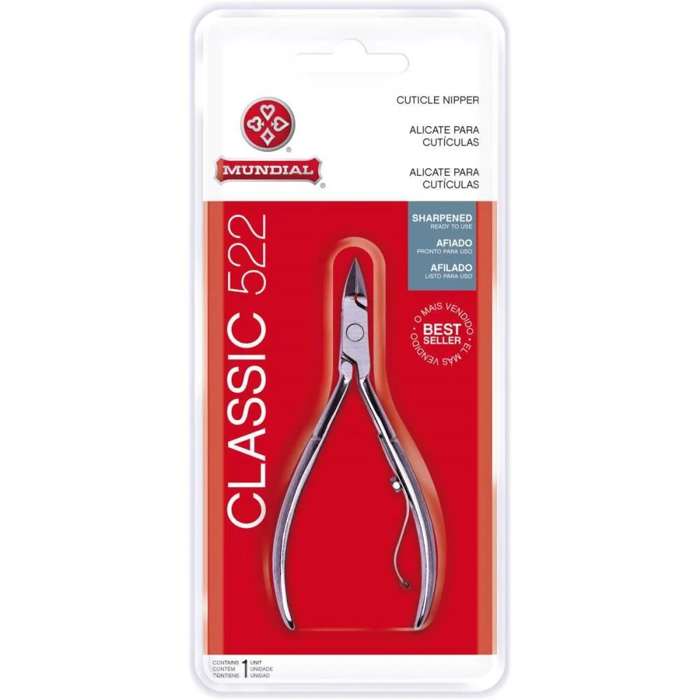 Alicate Higiene Pessoal P/Cuticula 4.10Cm. Mundial