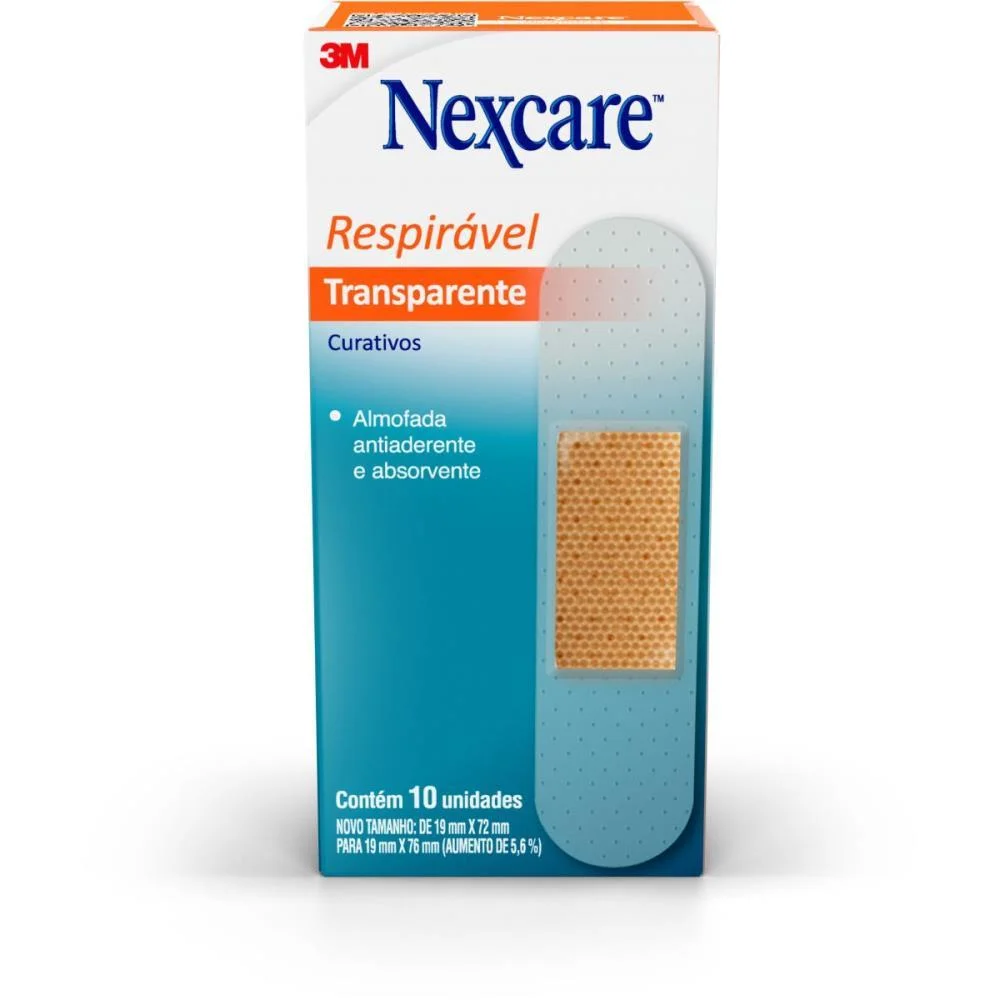 Produtos Farma Nexcare Curativo Transp. C/10 3M (Caixa)