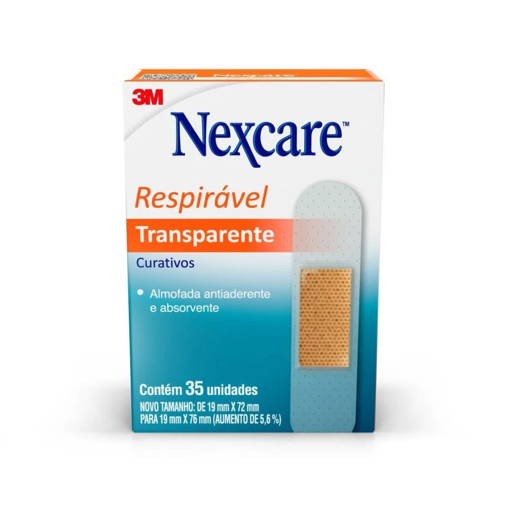 Produtos Farma Nexcare Curativo Transp. C/35 3M (Caixa)