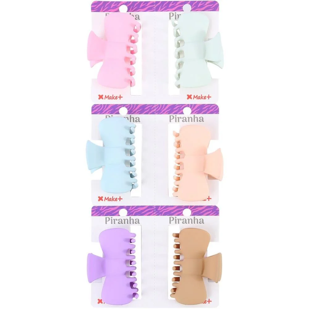 Acessorio Para Cabelo Piranha Classe Candy 6Cm (S) Make+ (Pct.c/06)