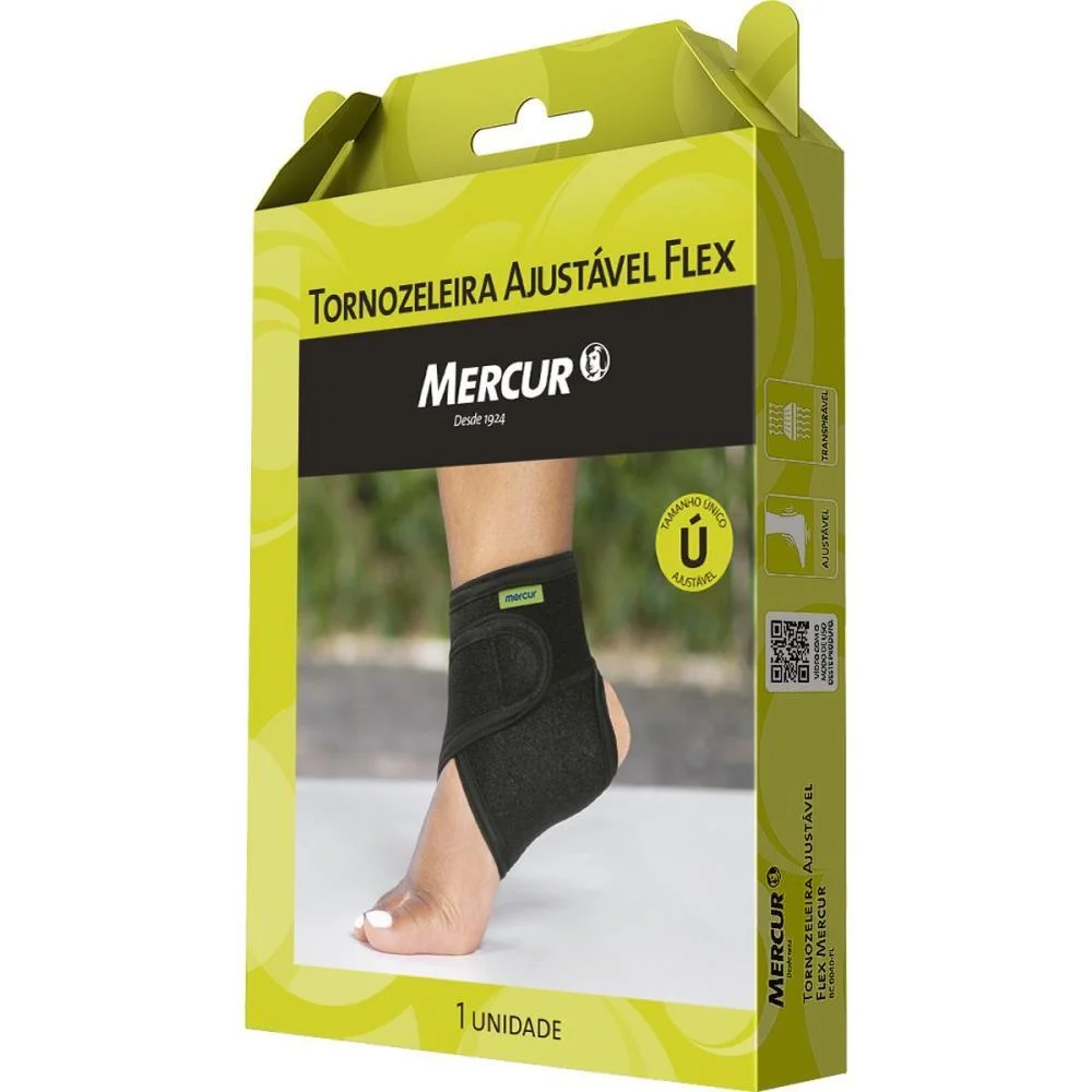 Ortopedico Tornozeleira Ajustavel Flex Mercur