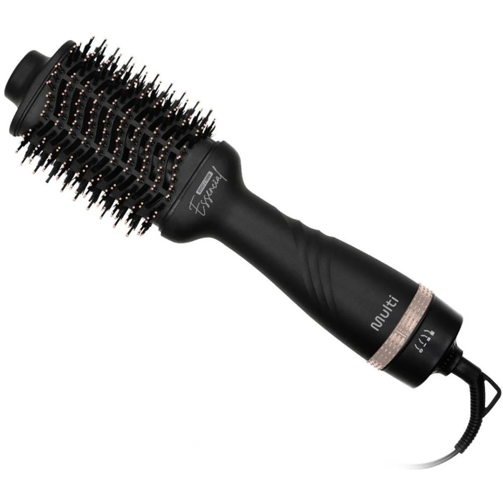 Escova De Cabelo Alisadora Secadora Essencial 1300W Bivol Multi