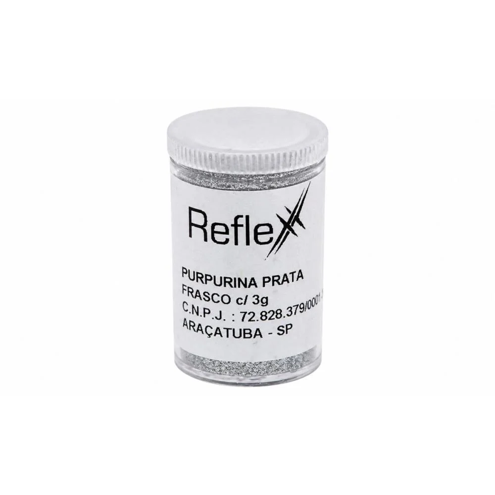 Purpurina Potes 3G. Prata Reflex (Cx.c/12)