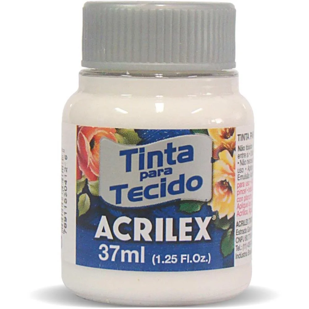 Tinta Para Tecido Fosca 37Ml Clareador Acrilex (Duzia)