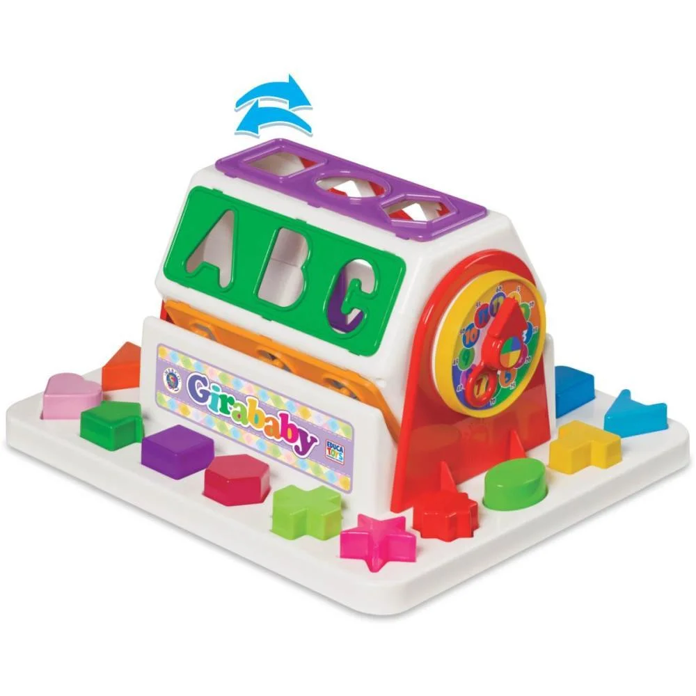 Brinquedo Educativo Gira Baby C/Blocos Merco Toys
