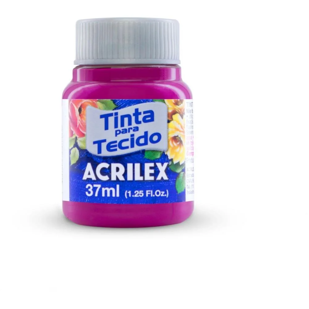 Tinta Para Tecido Fosca 37Ml Magenta Acrilex (Duzia)