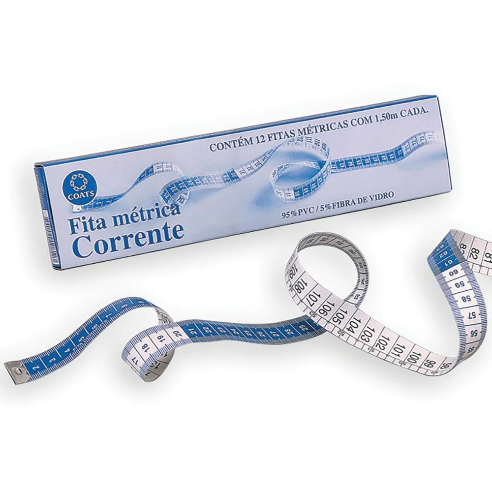 Fita Metrica Corrente 1,50Mts. Coats Corrente (Cx.c/12)
