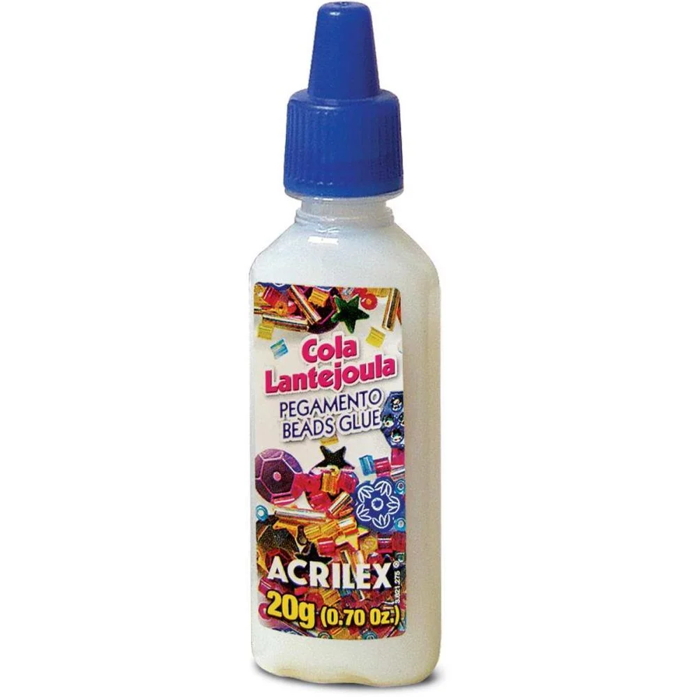 Cola Para Lantejoula Transparente 20G Acrilex (Cx.c/12)