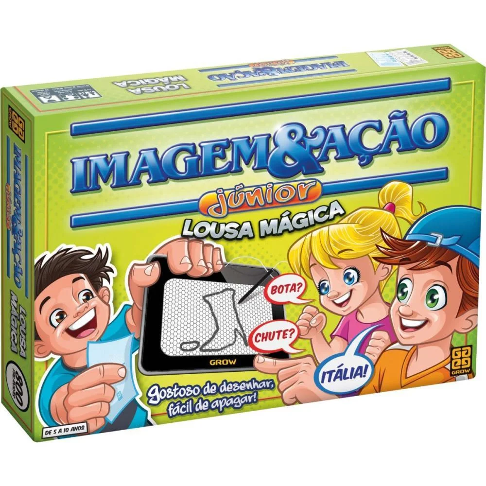Jogo De Tabuleiro Imagem E Acao Jr. Lousa Magica Grow
