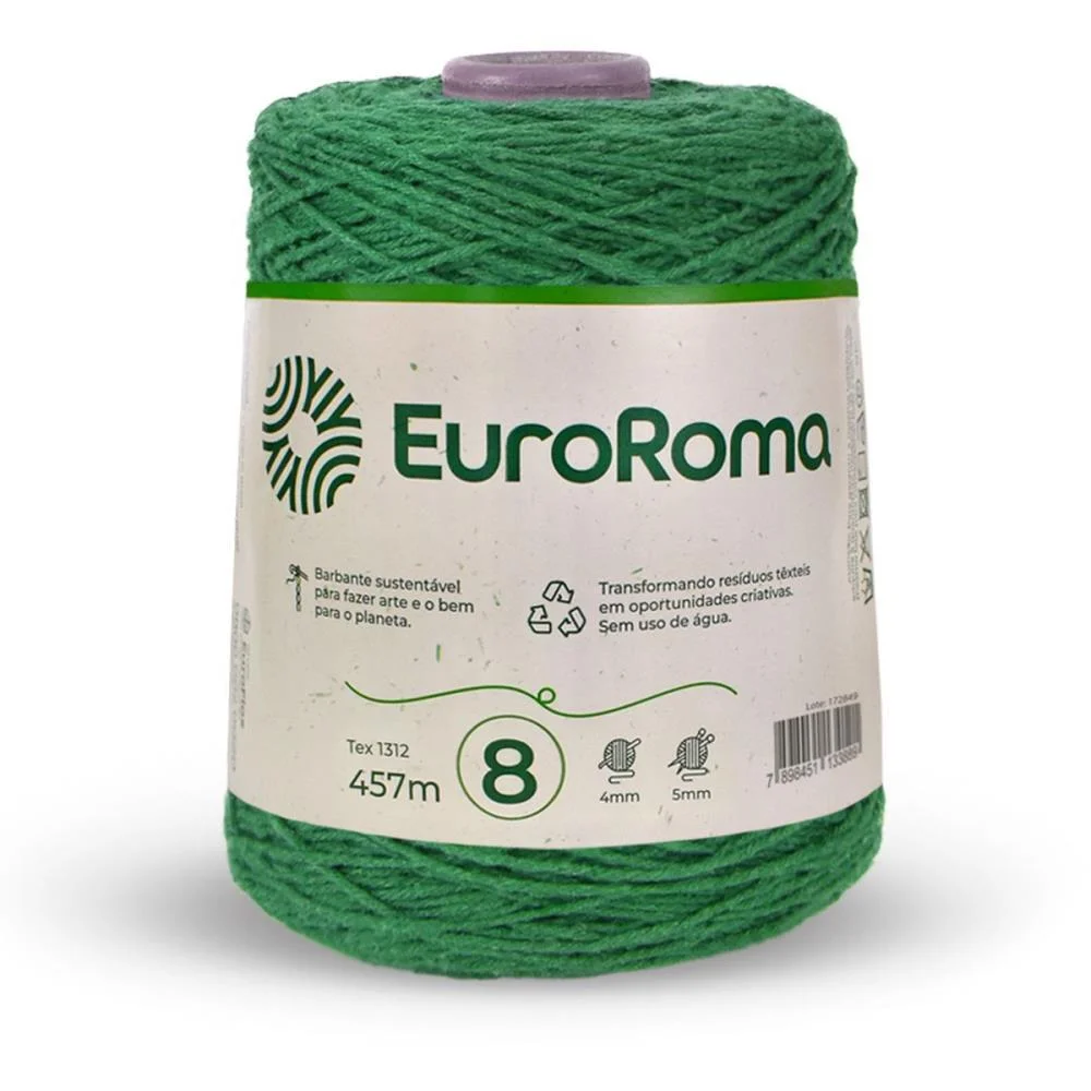Barbante Colorido 600G 4/8 Fios 457M Vd.bandeira Euroroma