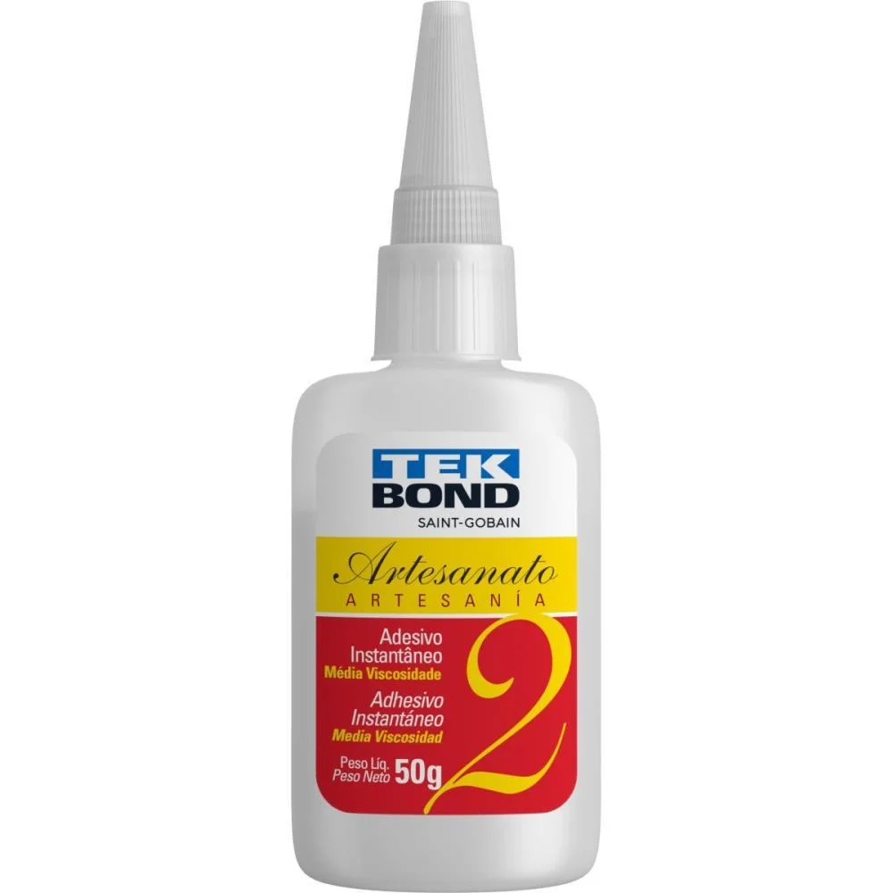 Cola Adesivo Instantâneo Artesanato 2 50G Tekbond (Cx.c/10)