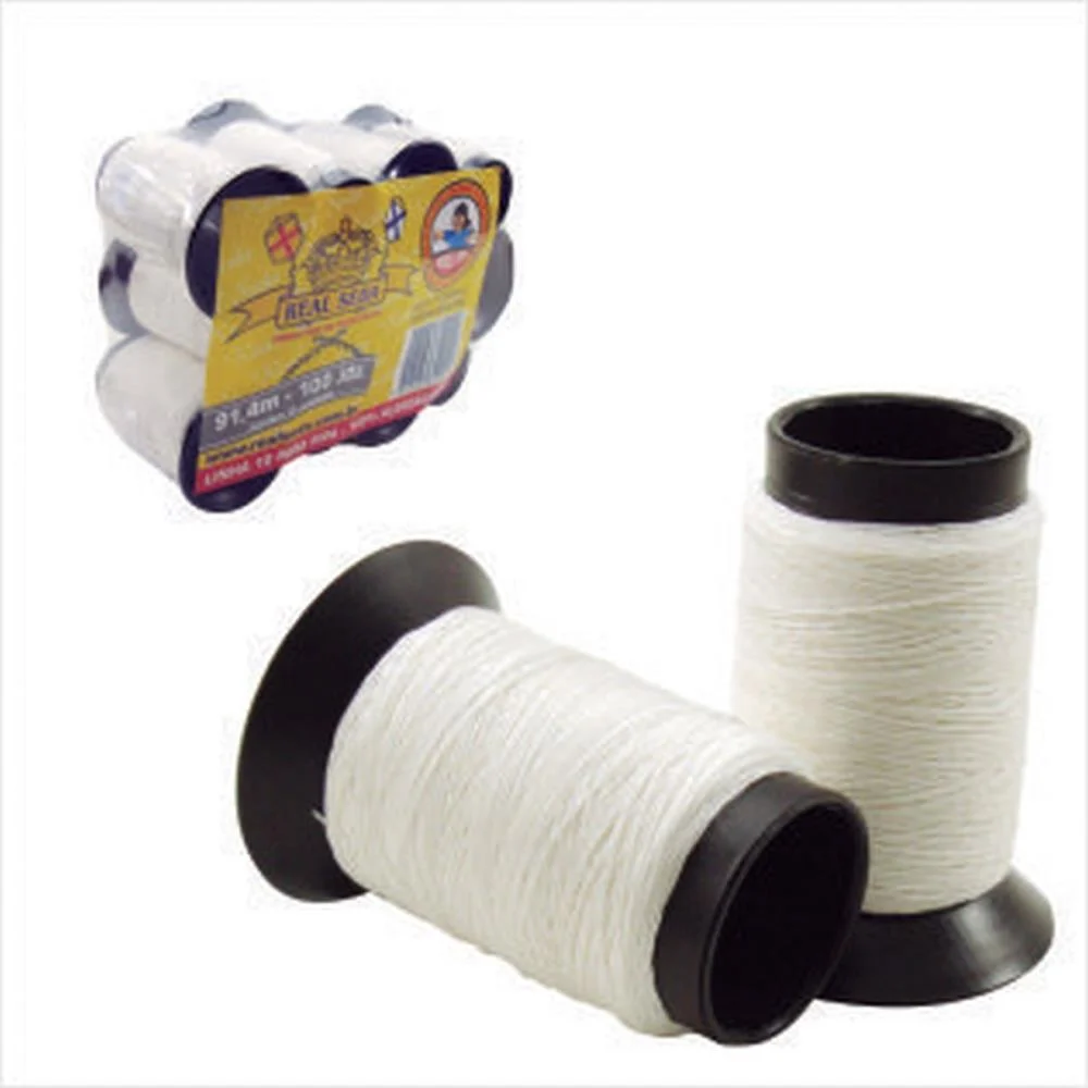 Linha Para Pipa N.10 C/91M. 100 Jardas Real Seda (Pct.c/12)