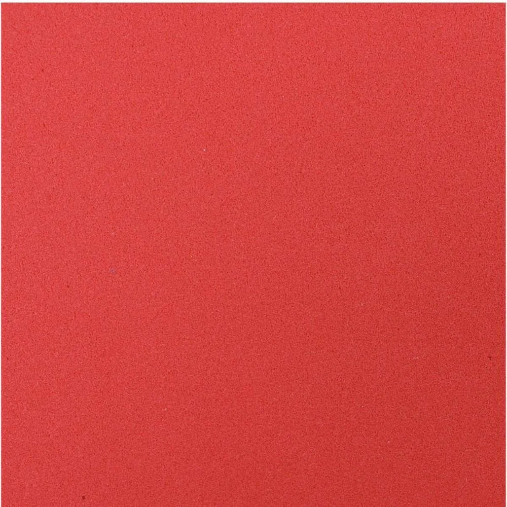 Placa Em Eva Atoalhado 48X40Cm Vermelho 2Mm Make+ (Pct.c/05)