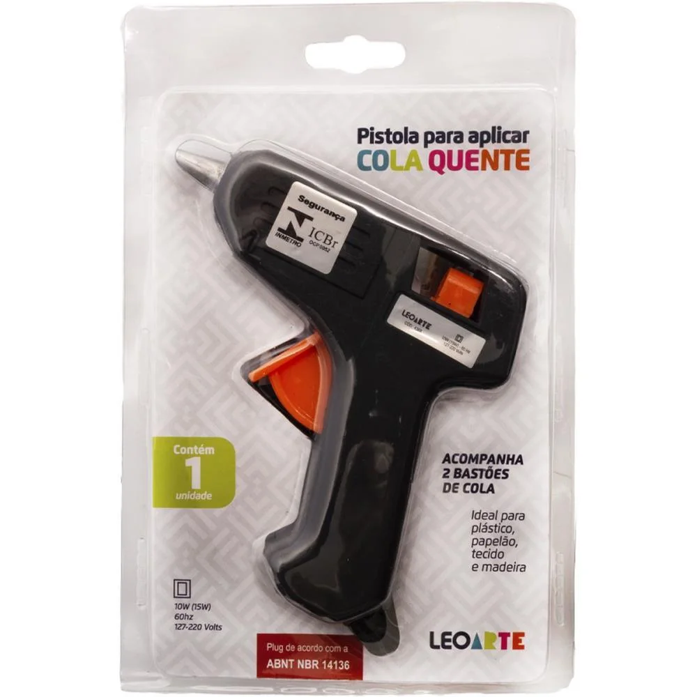 Pistola De Cola Quente 10W Bivolt Pequena Leonora