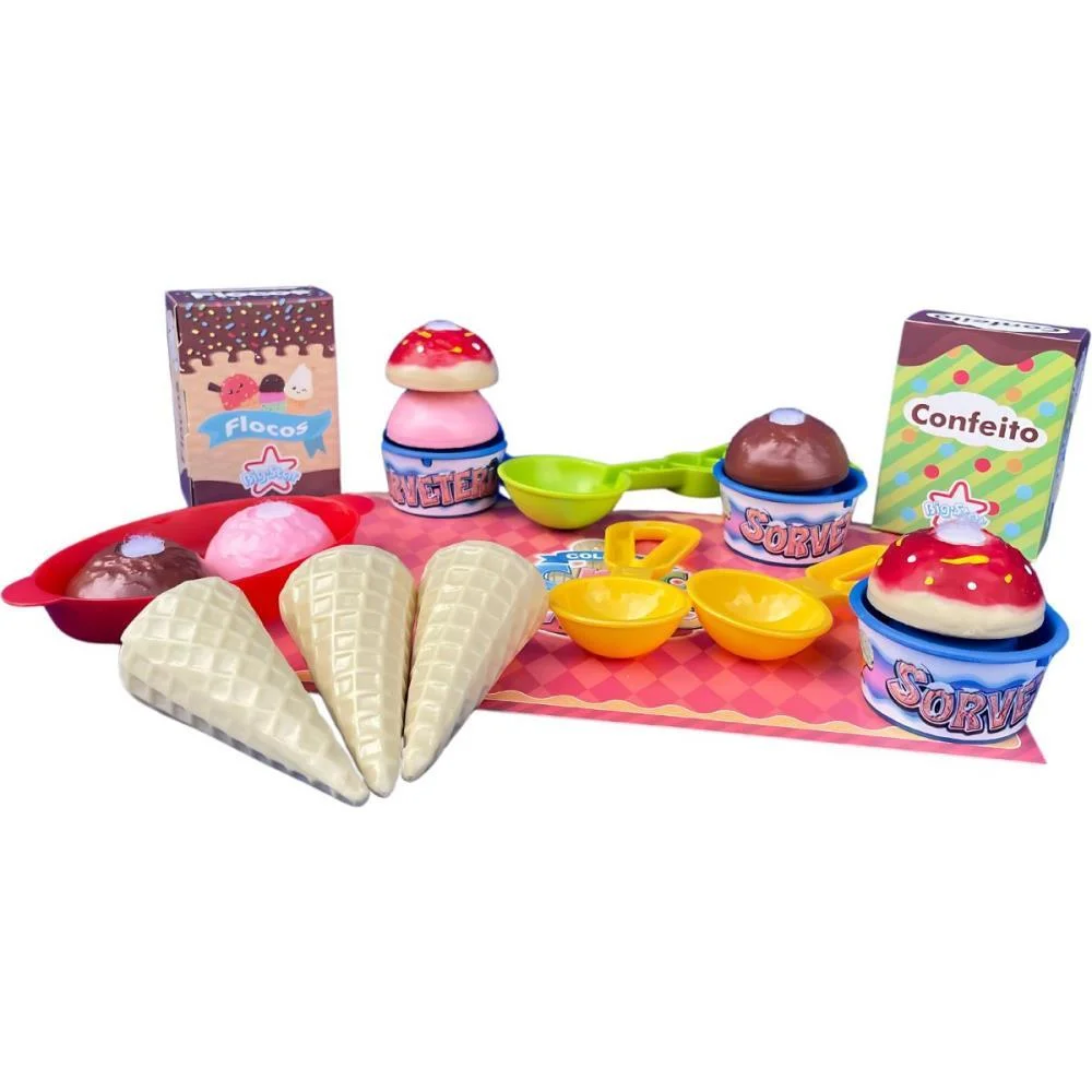 Brincando De Casinha Crec-Crec Sorveteria Big Star
