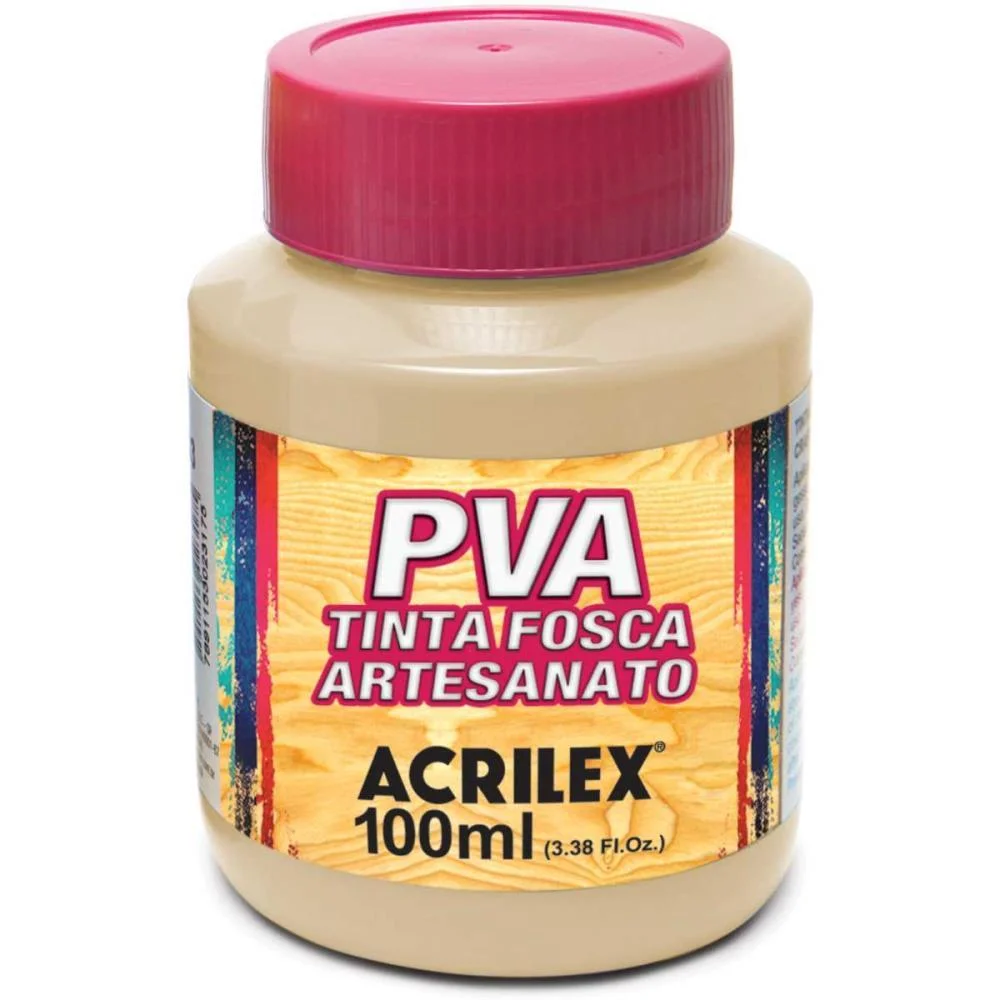 Tinta Pva 100Ml. Areia Acrilex (Pct.c/06)