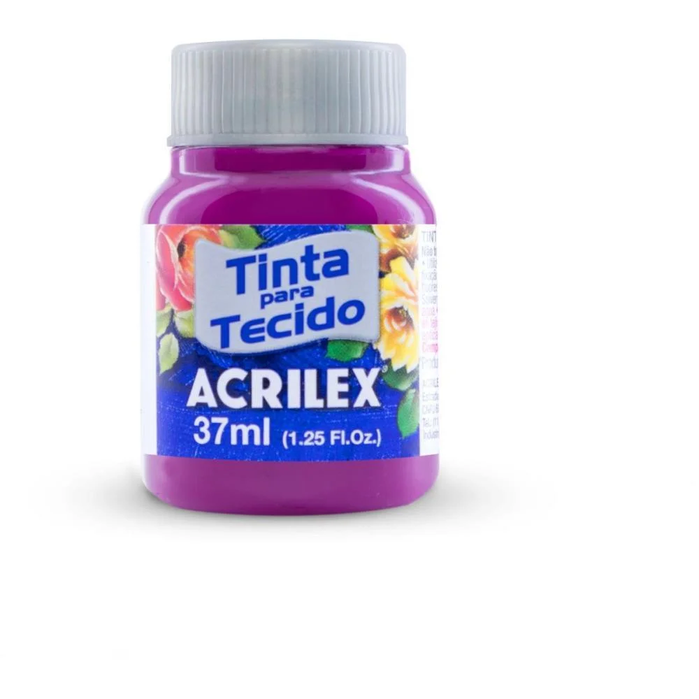 Tinta Para Tecido Fosca 37Ml Pitaya Acrilex (Duzia)