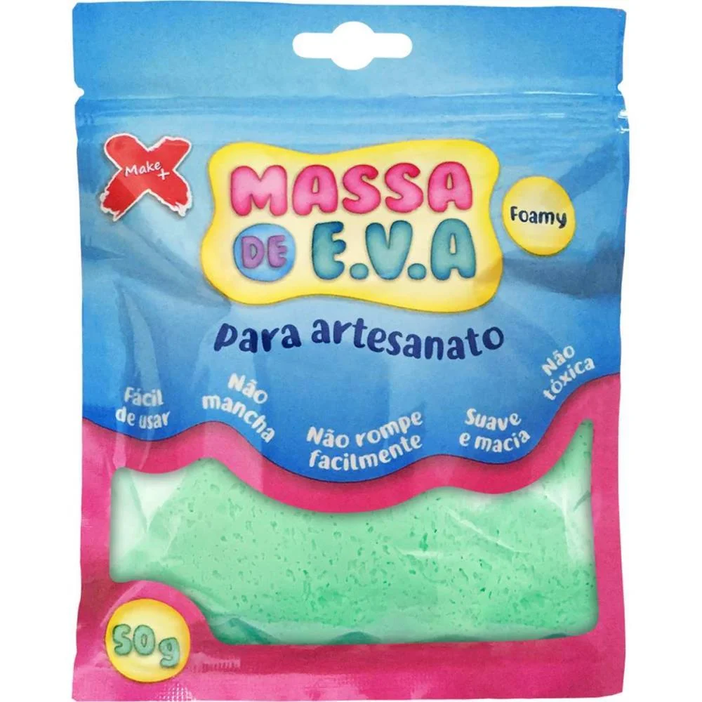 Massa De Eva Verde Claro 50G Make+
