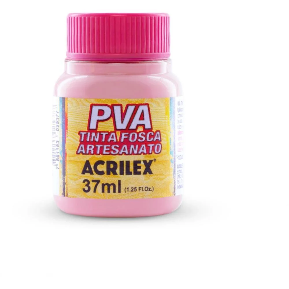 Tinta Pva 37Ml. Rosa Acrilex (Pct.c/12)